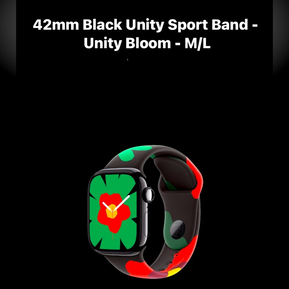 Black Unity Sport Band 42mm M/L